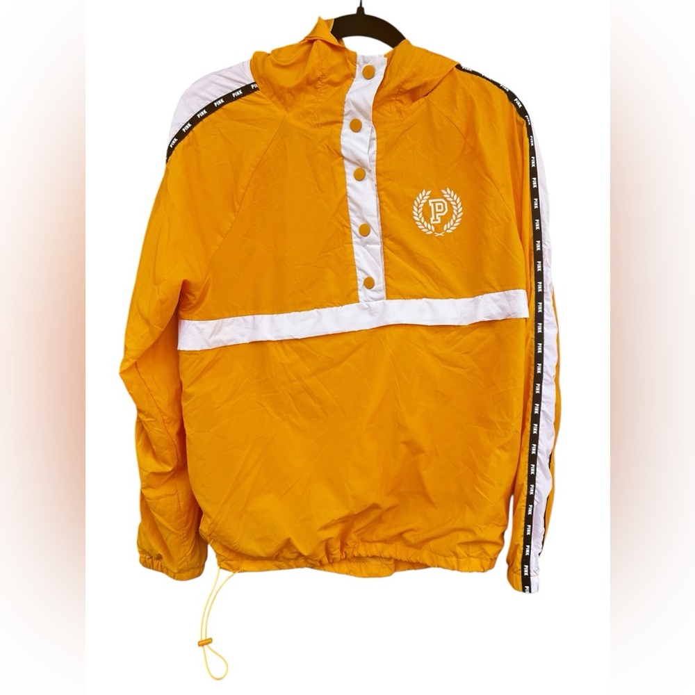 Victoria’s Secret Pink Windbreaker Yellow‎ and Black